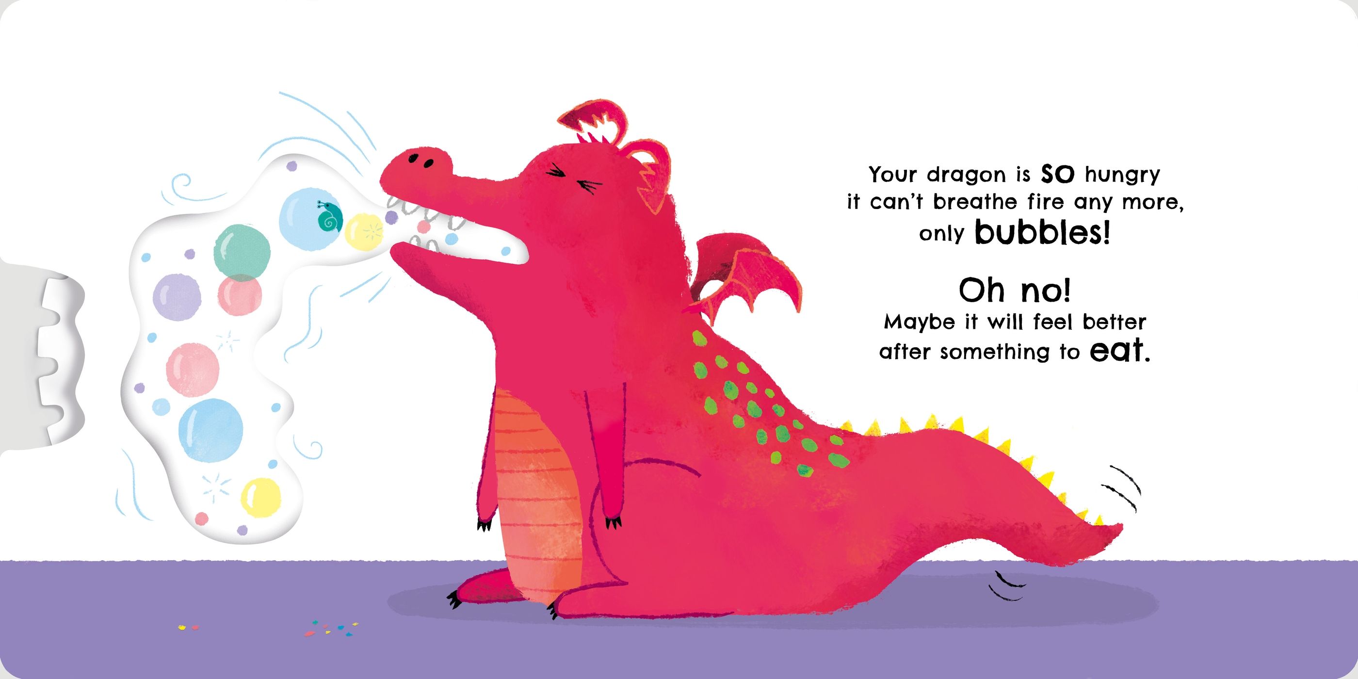 Carte cu clapete - Feed your Dragon, Usborne