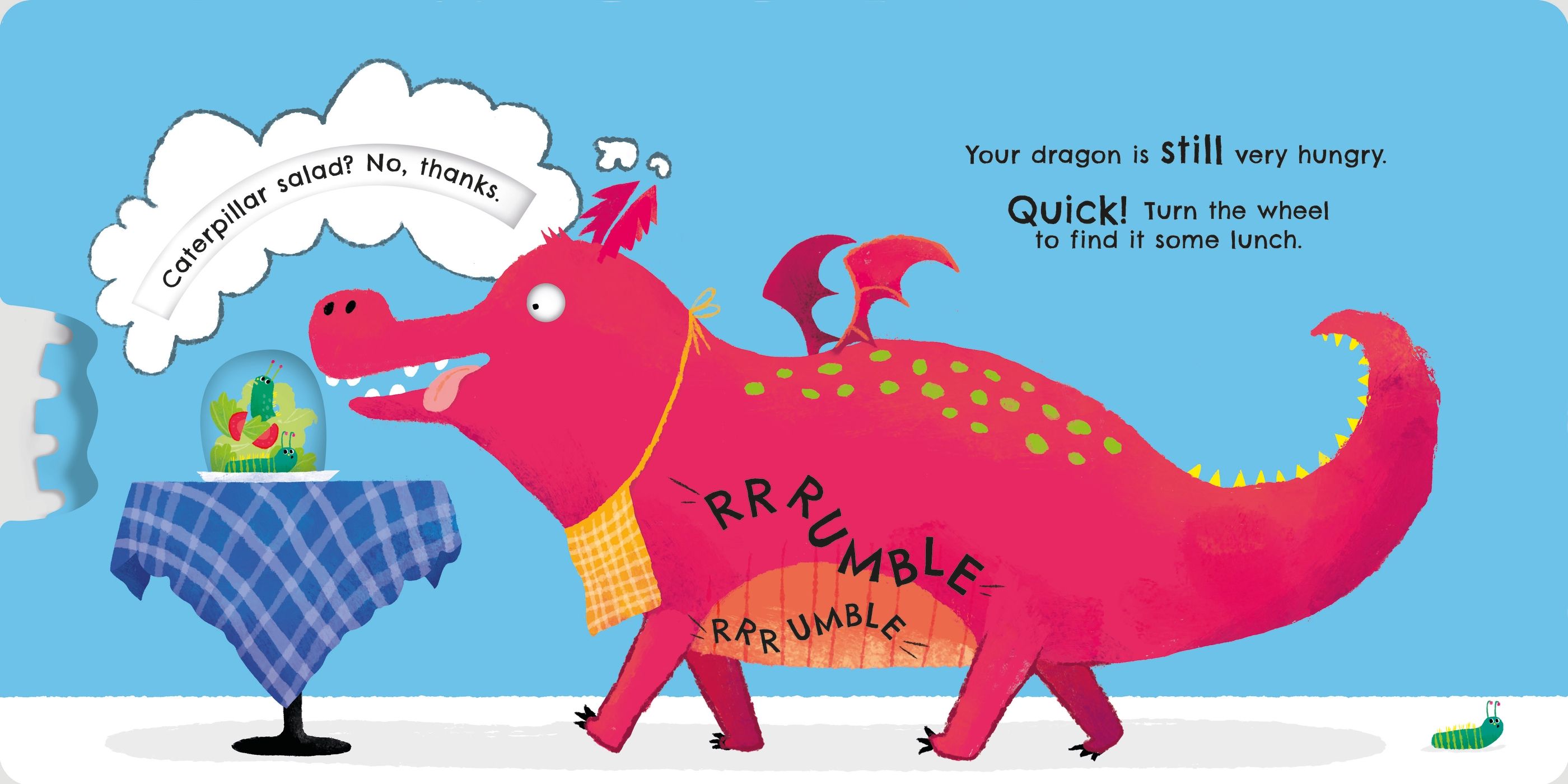 Carte cu clapete - Feed your Dragon, Usborne