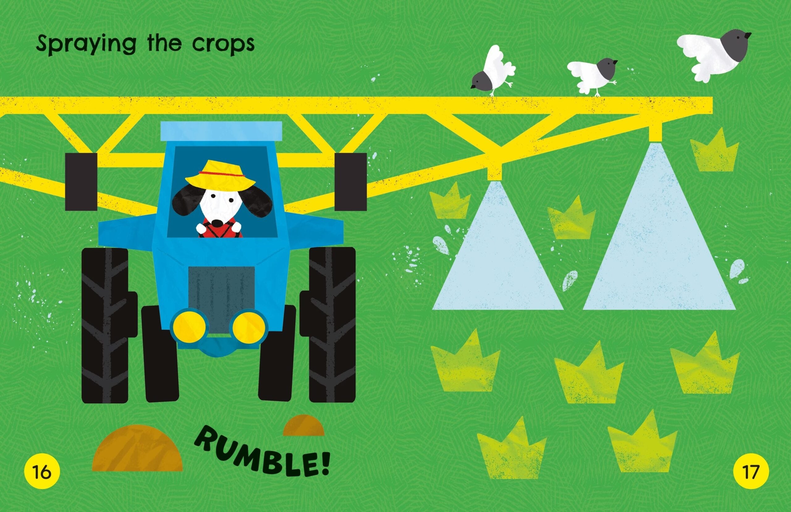 Carte pentru copii, Usborne, Cut and Stick Farm, 3 ani+