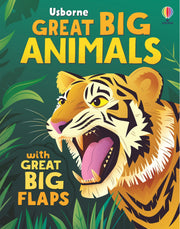 Carte cu clapete - Great Big Animals (with great big flaps), Usborne