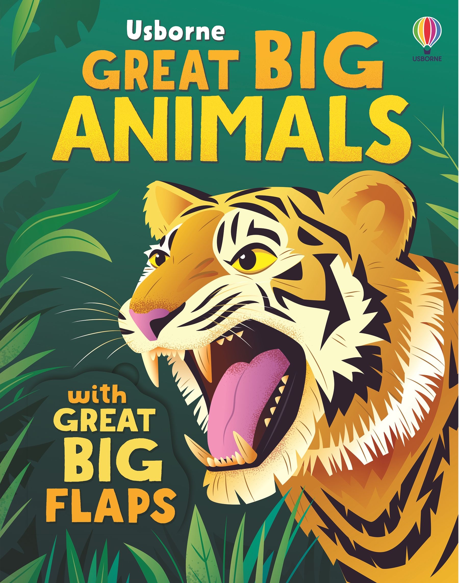 Carte cu clapete - Great Big Animals (with great big flaps), Usborne