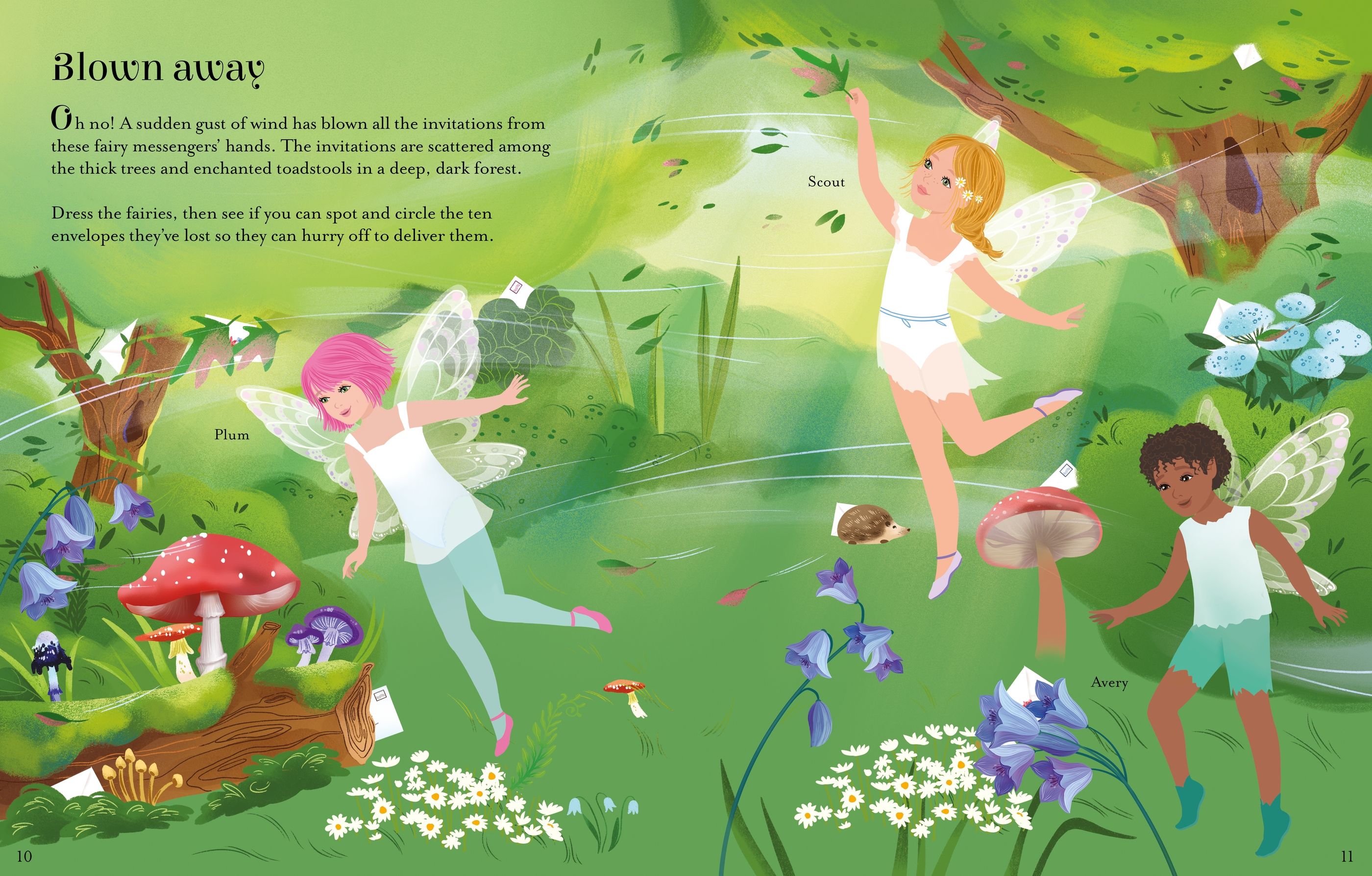 Sticker Dolly Dressing Magical Fairy Ball Activity Book - Carte cu stickere - Carte pentru copii
