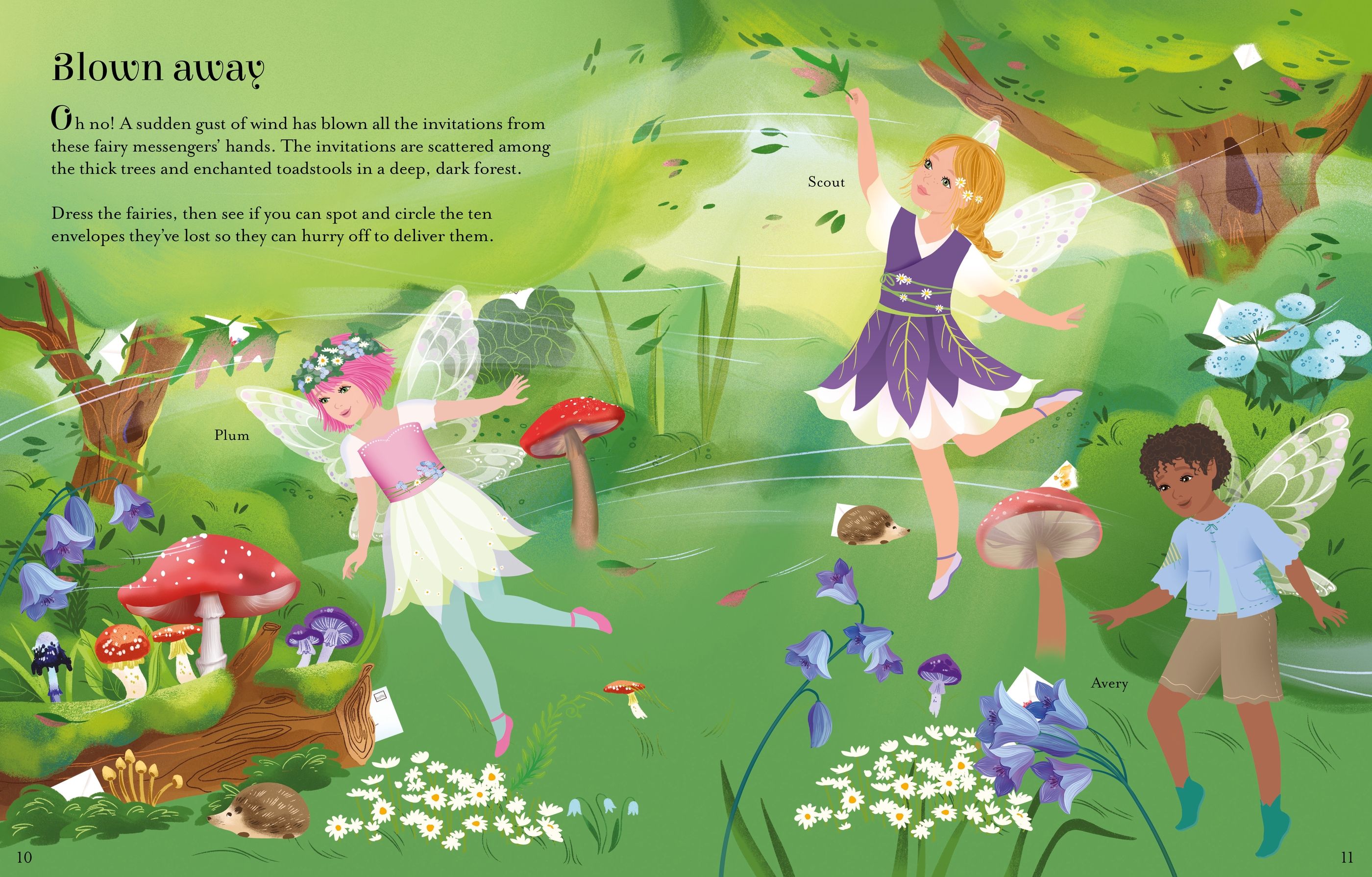 Sticker Dolly Dressing Magical Fairy Ball Activity Book - Carte cu stickere - Carte pentru copii