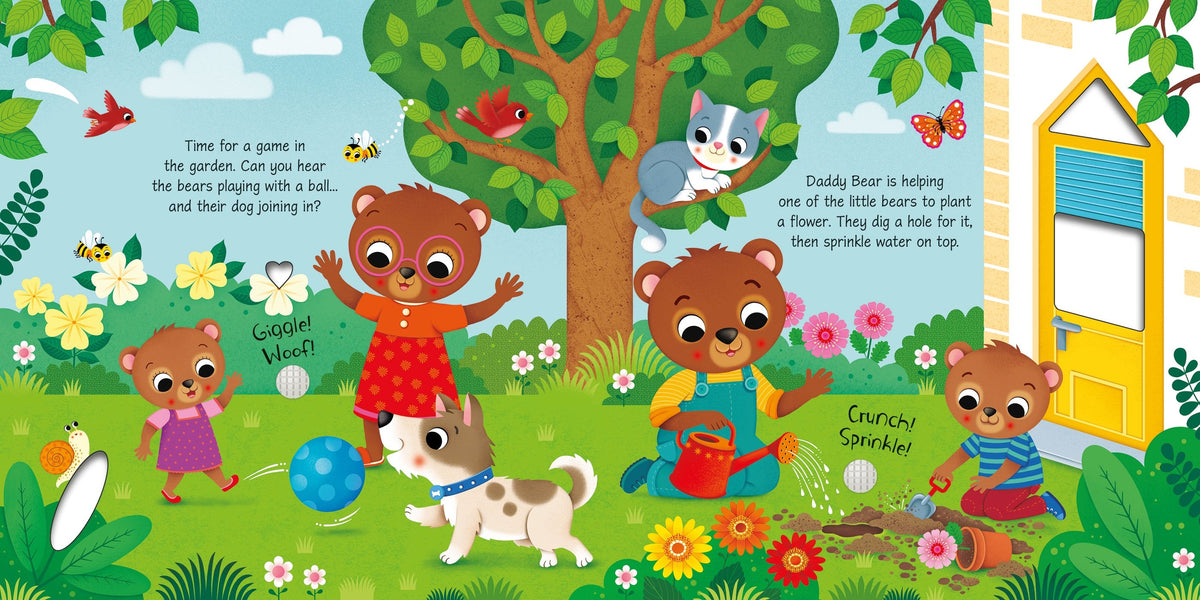Carte cu sunete, At home sound book, Usborne + 6 luni
