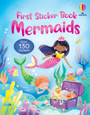 Carte cu stickere - First Sticker Book Mermaids, Usborne