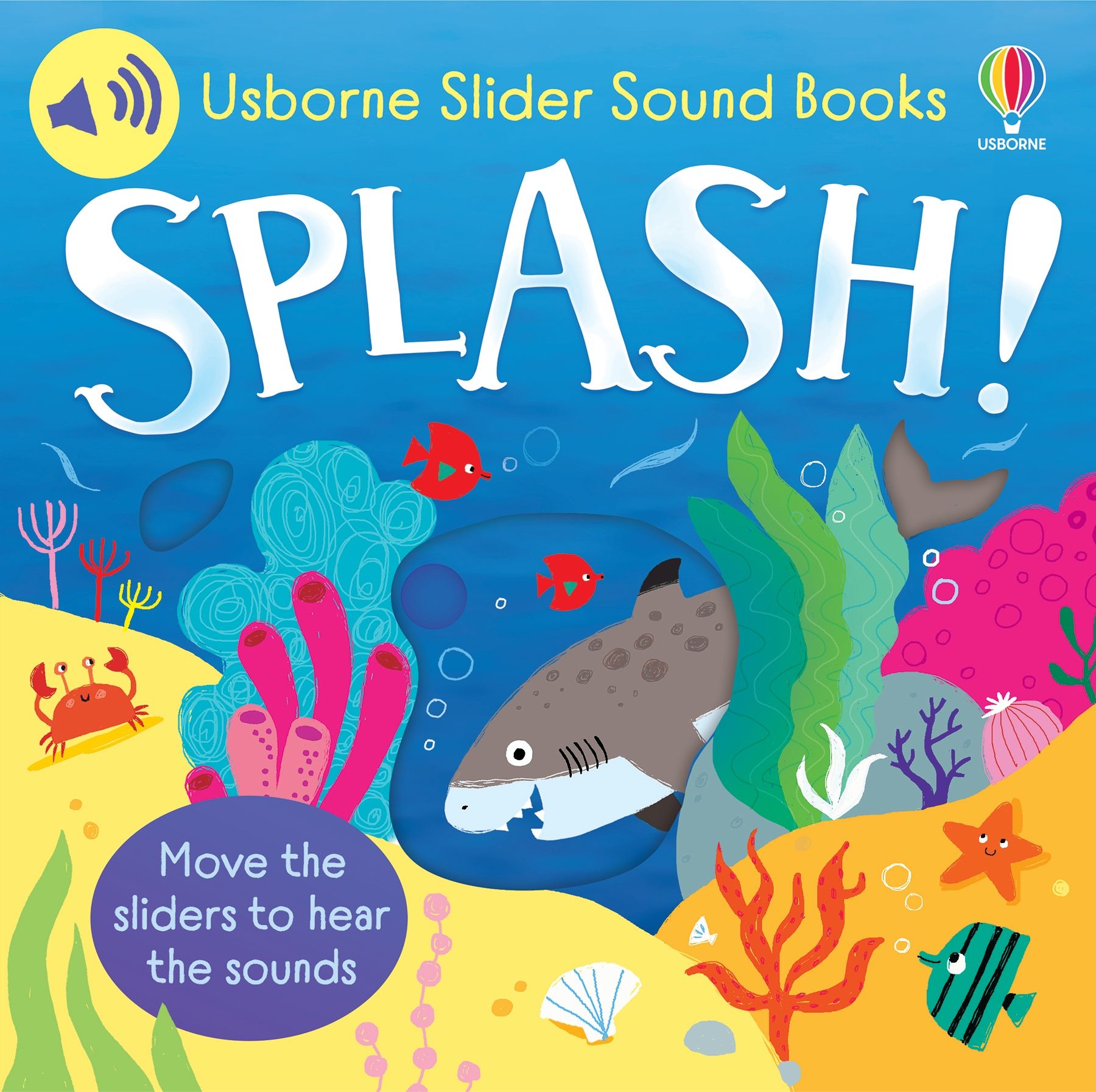 Carte cu sunete - Slider Sound Books: Splash!, Usborne