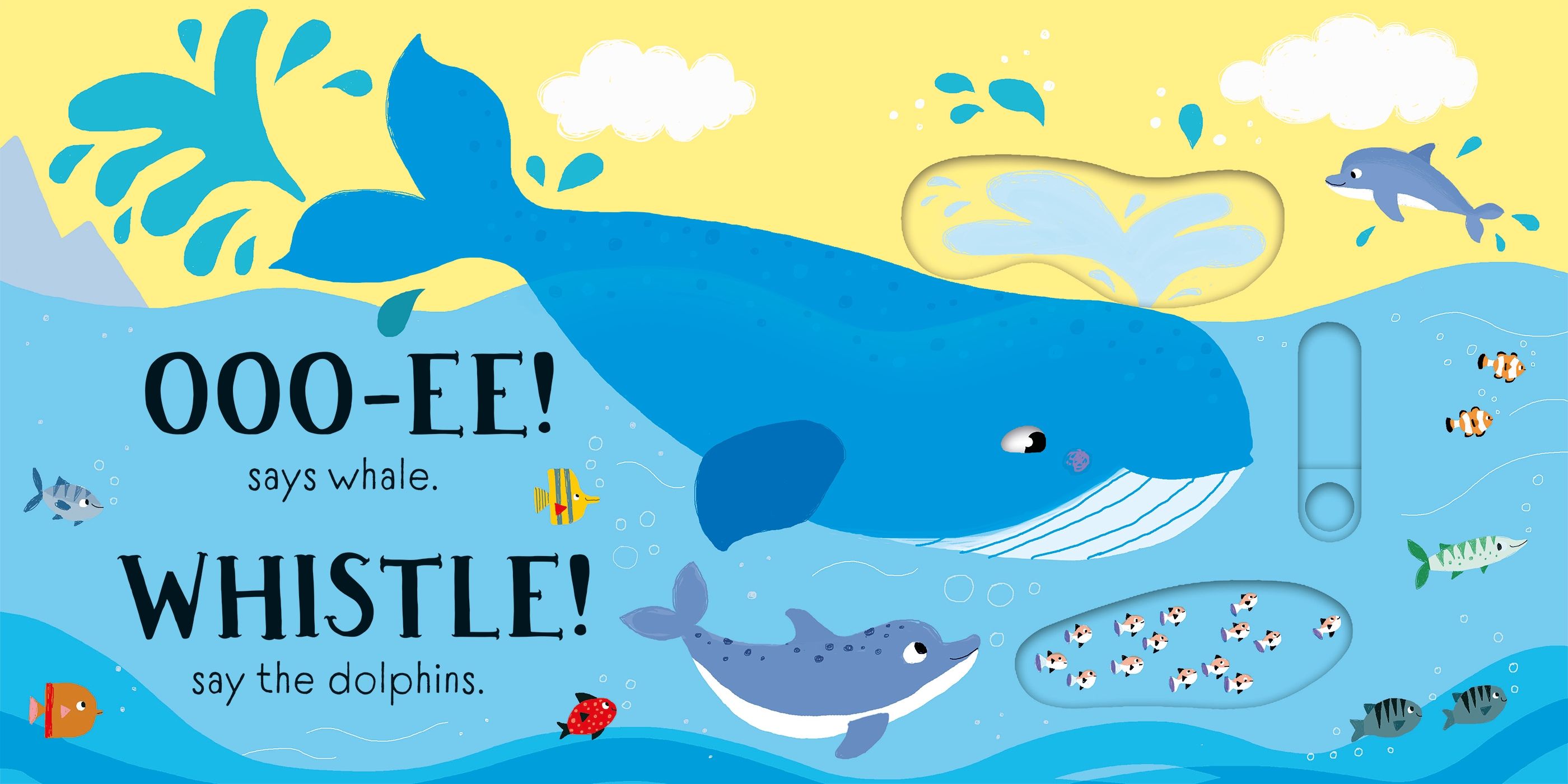 Carte cu sunete - Slider Sound Books: Splash!, Usborne