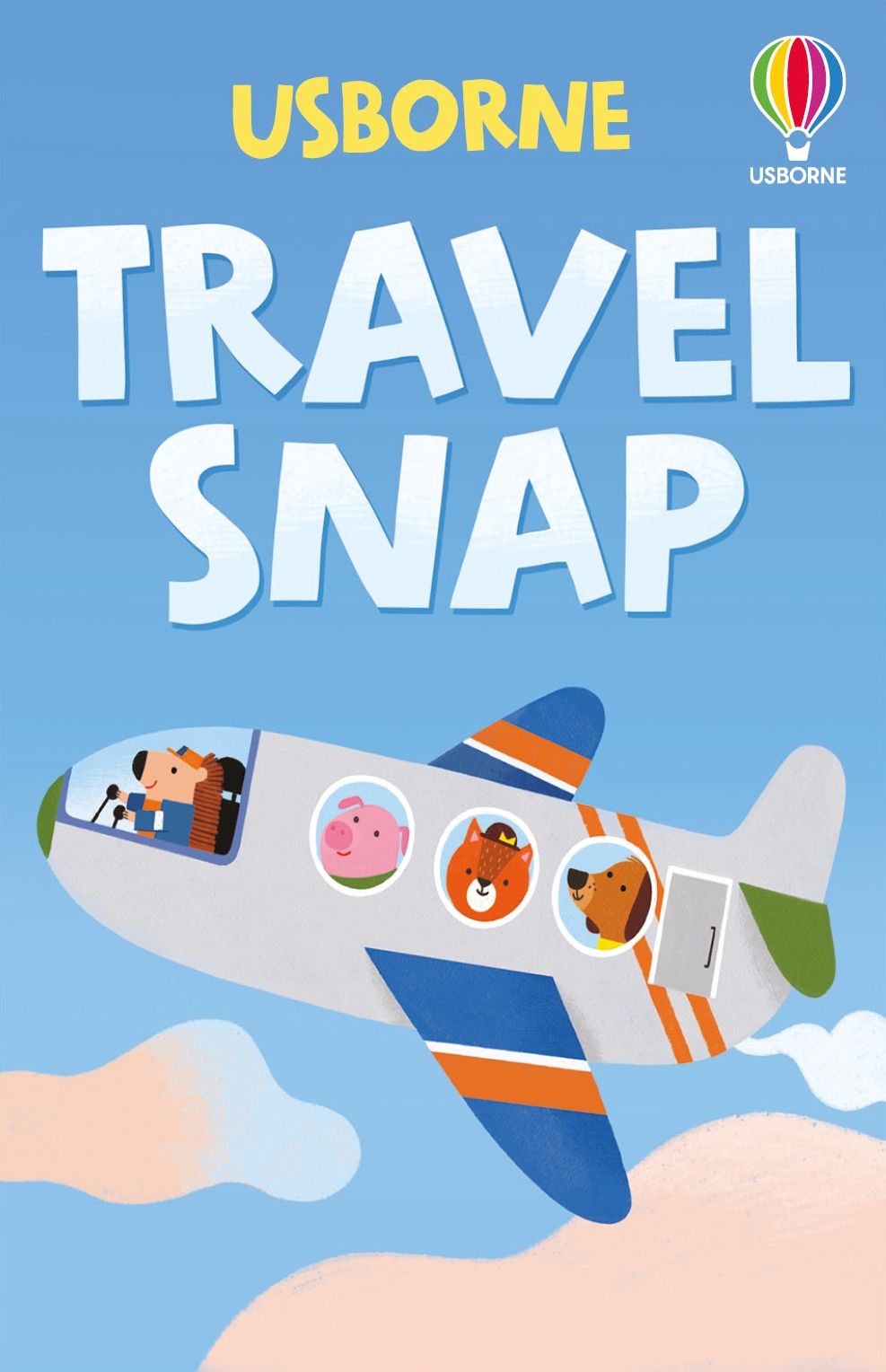 Carte cu activități, Travel snap, Usborne + 2 ani