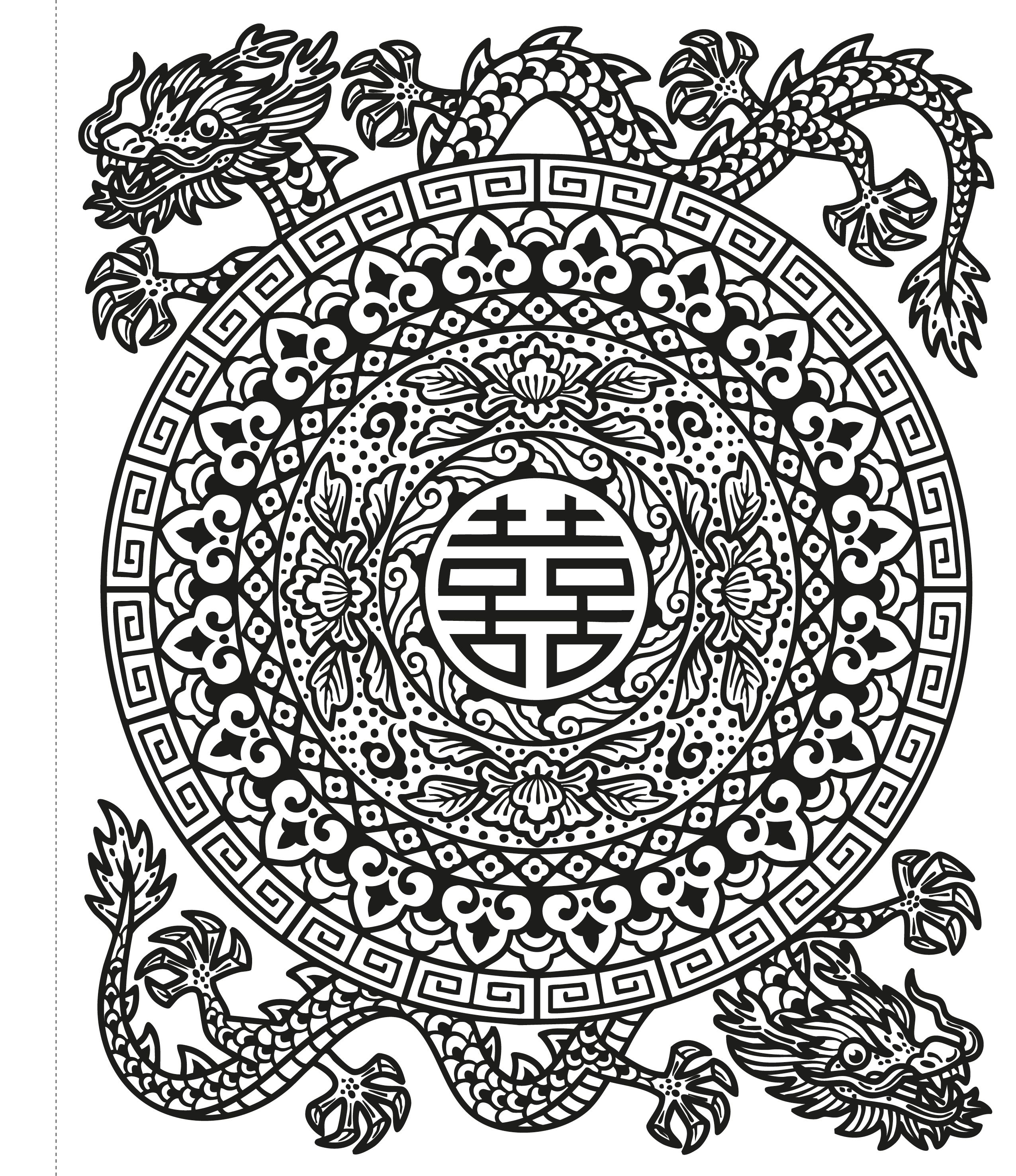 Carte de colorat - Mandalas Magic Painting, Usborne