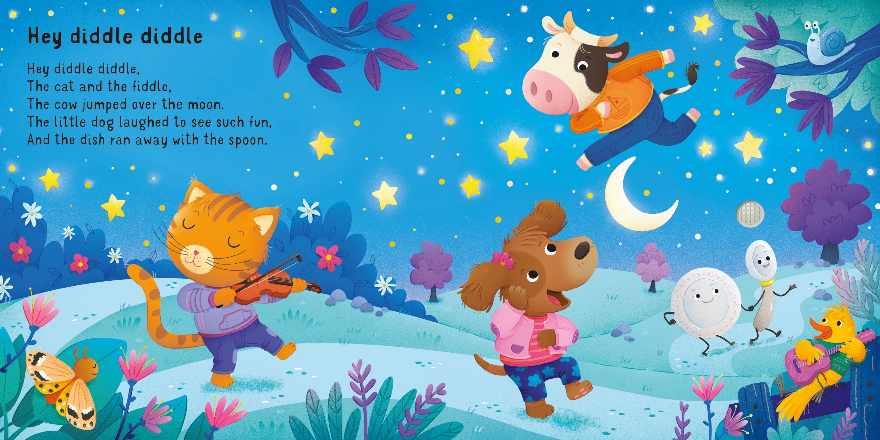 Carte muzicala - Sing-along Children's Songs, Usborne