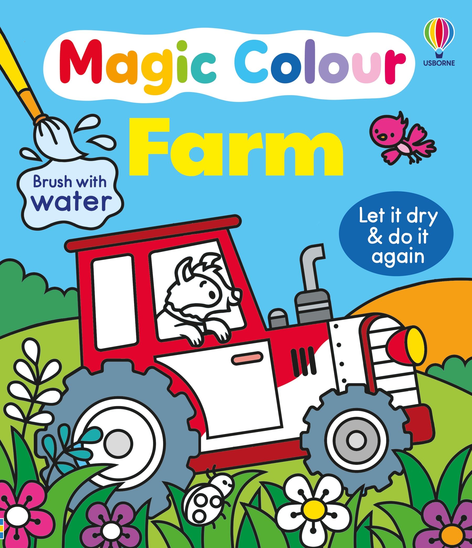 Carte de colorat - Magic Colour Farm, Usborne