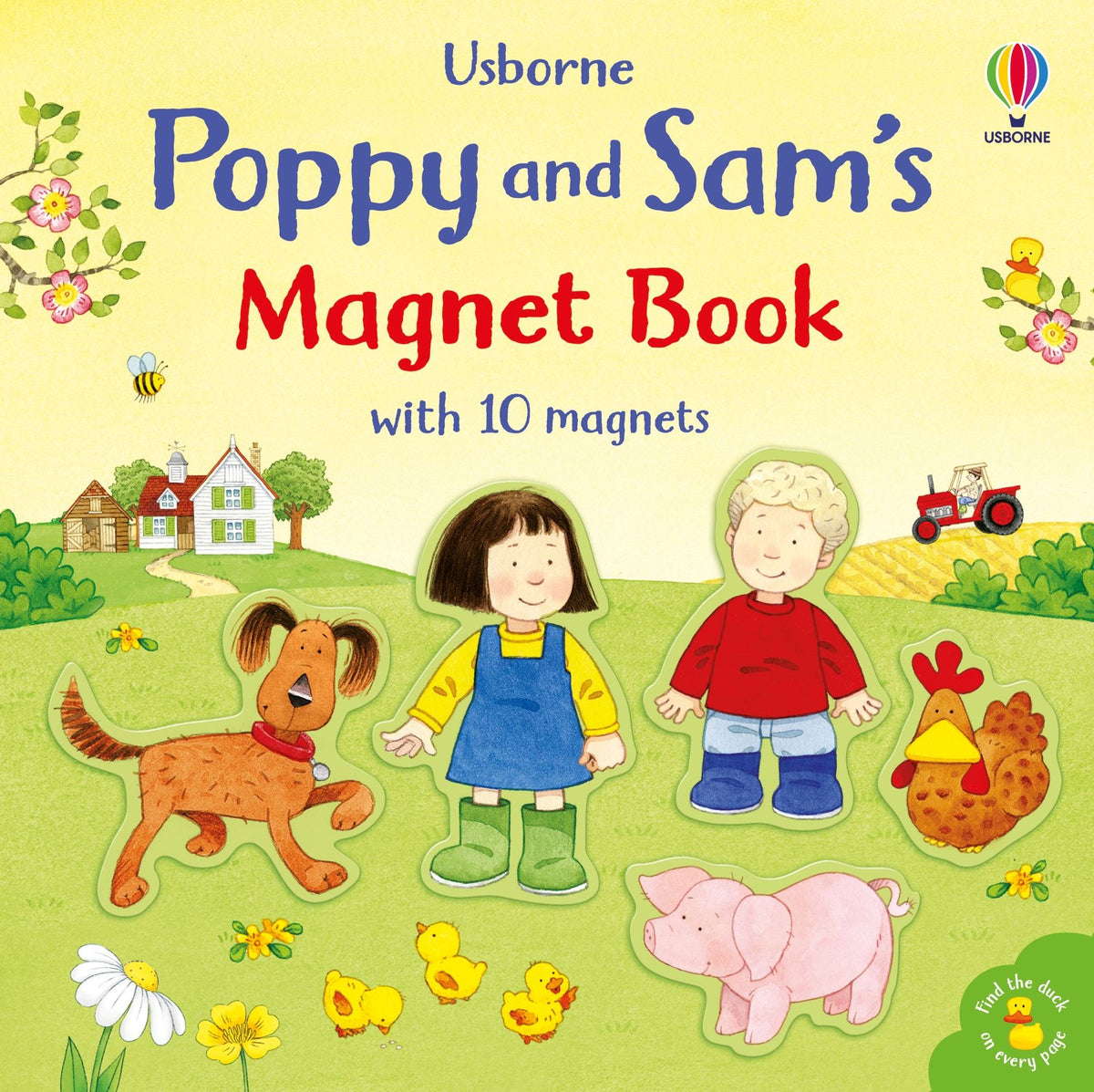 Poppy and Sam Magnet Book, Usborne, + 3 ani
