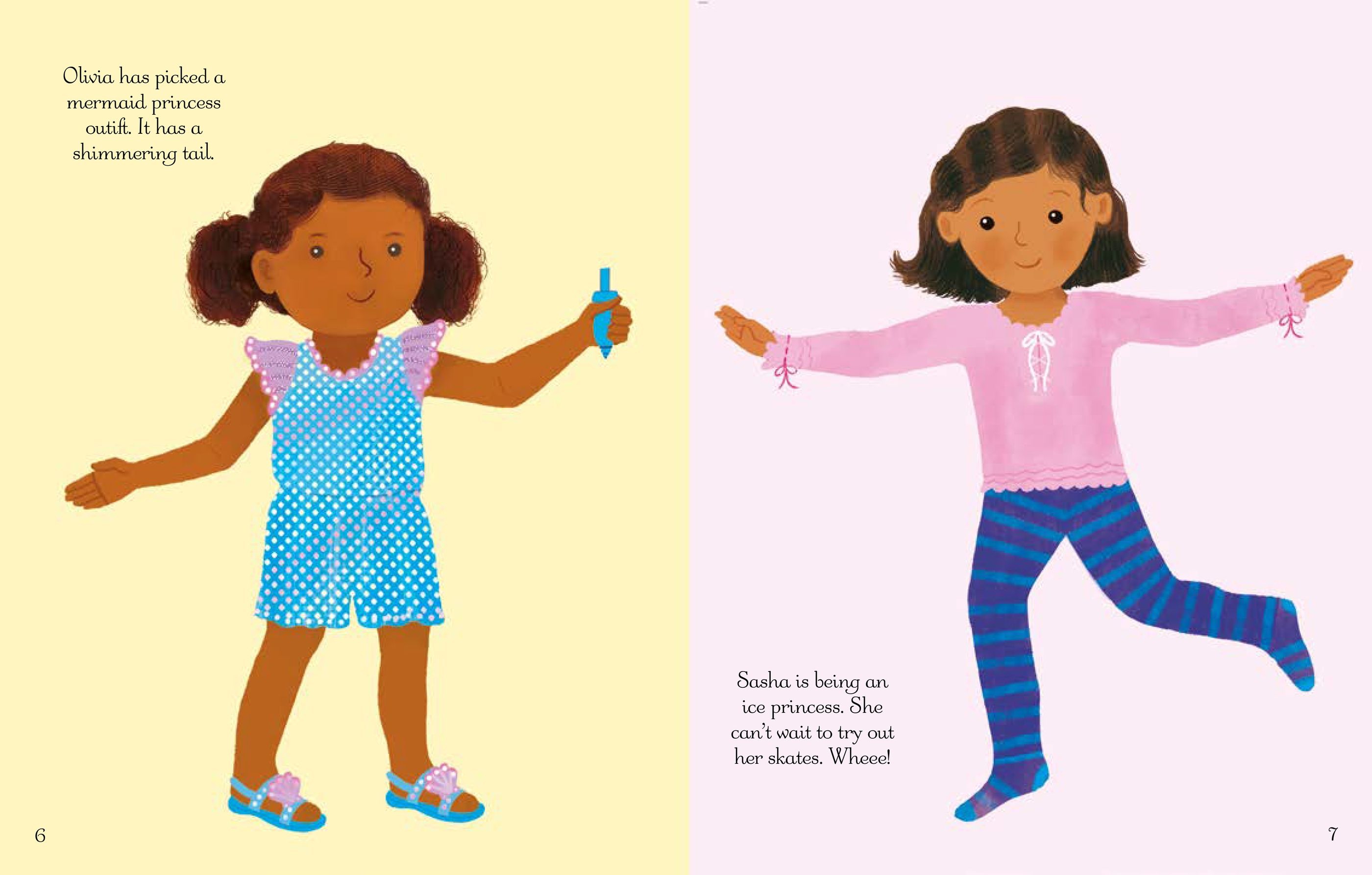 Carte cu stickere - Sticker Dressing Up - Princesses, Usborne