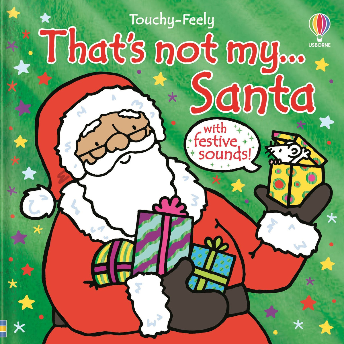 Carte senzorială, Thats not my santa, Usborne + 6 luni