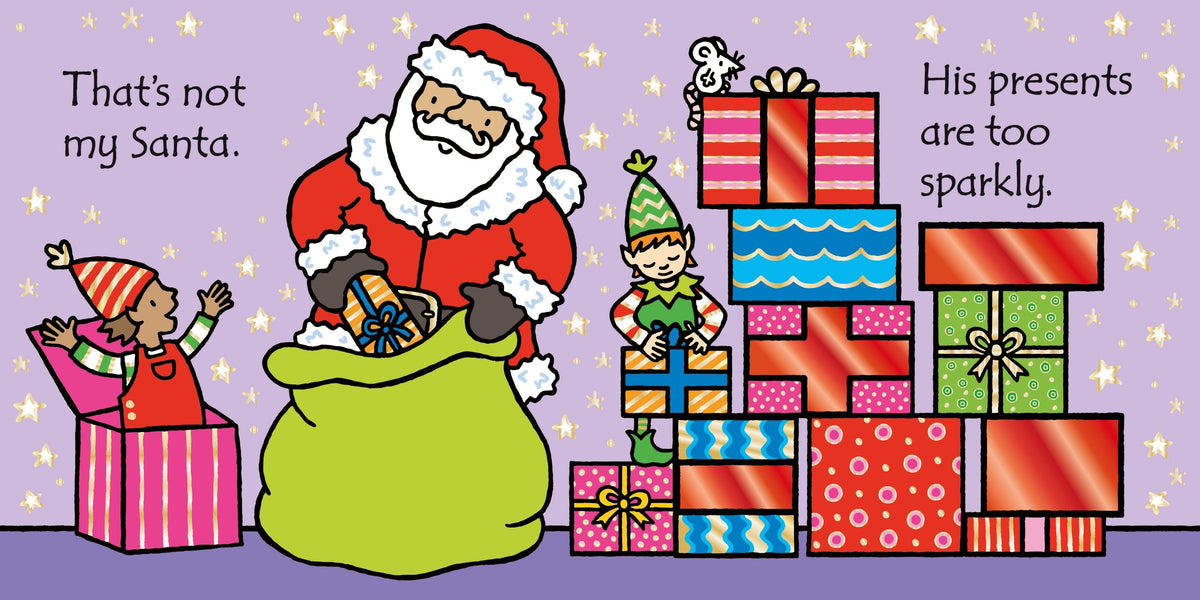 Carte senzorială, Thats not my santa, Usborne + 6 luni