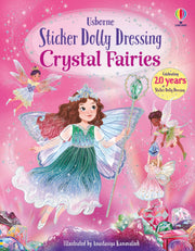 Sticker Dolly Dressing Crystal Fairies - Carte cu stickere - Carte pentru copii