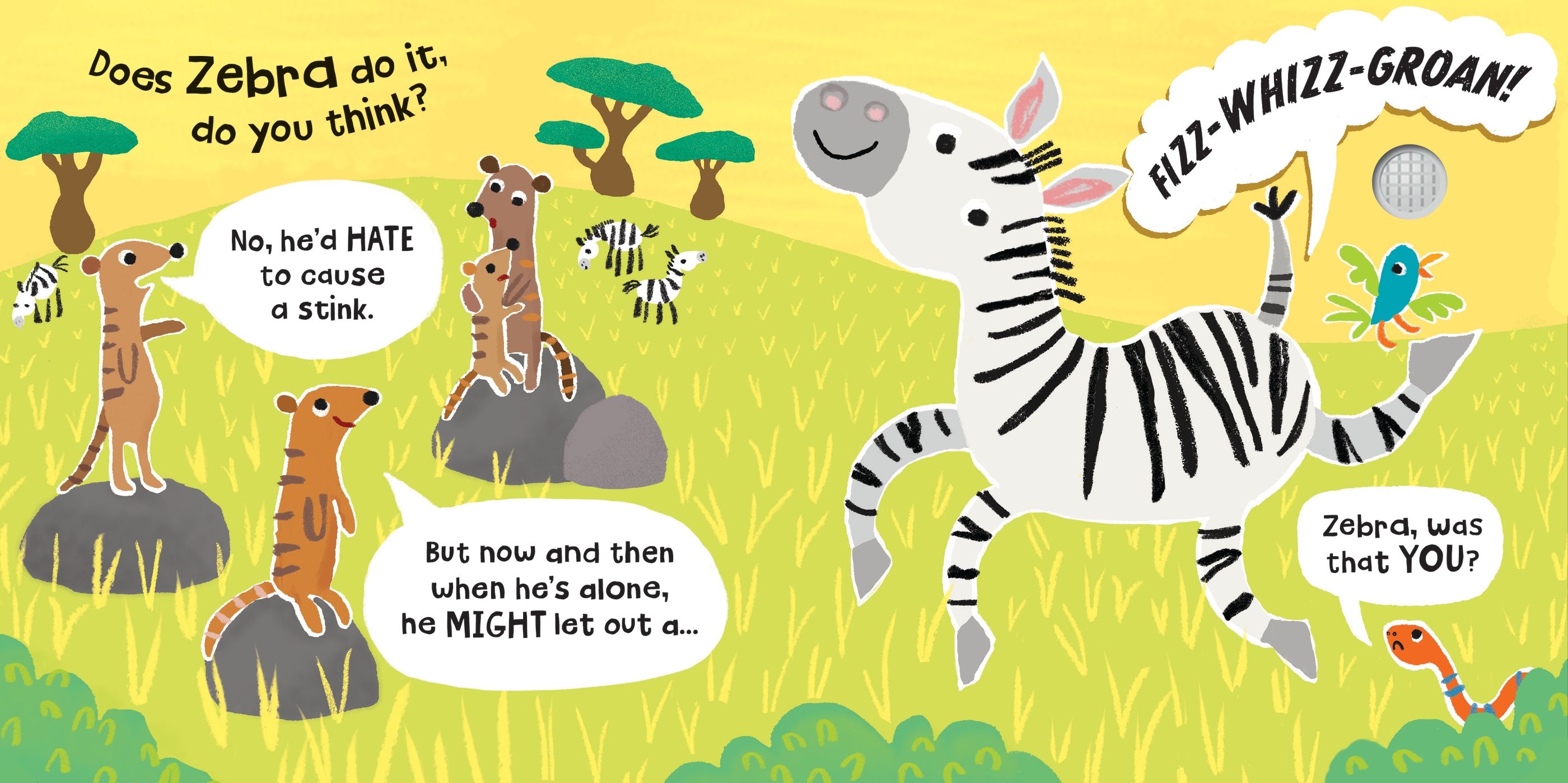 Carte ilustrată, Was that your bottom elephant?, Usborne + 6 luni