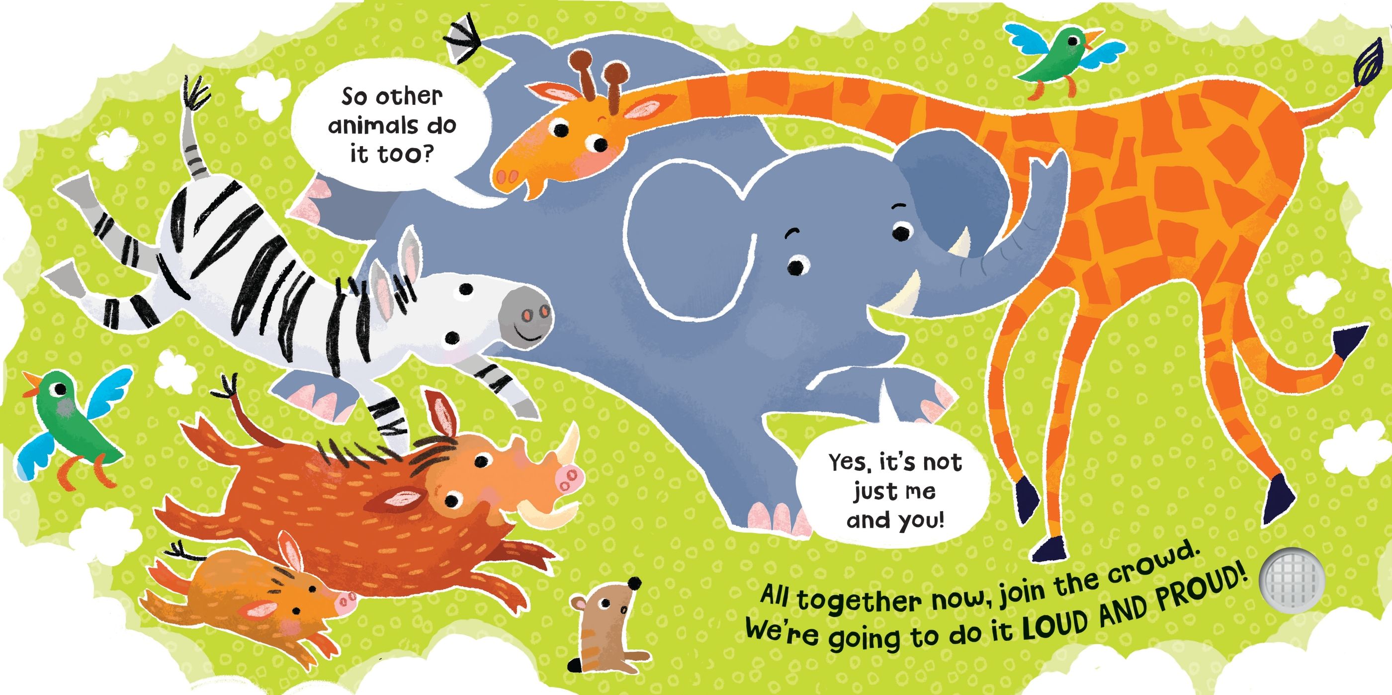 Carte ilustrată, Was that your bottom elephant?, Usborne + 6 luni