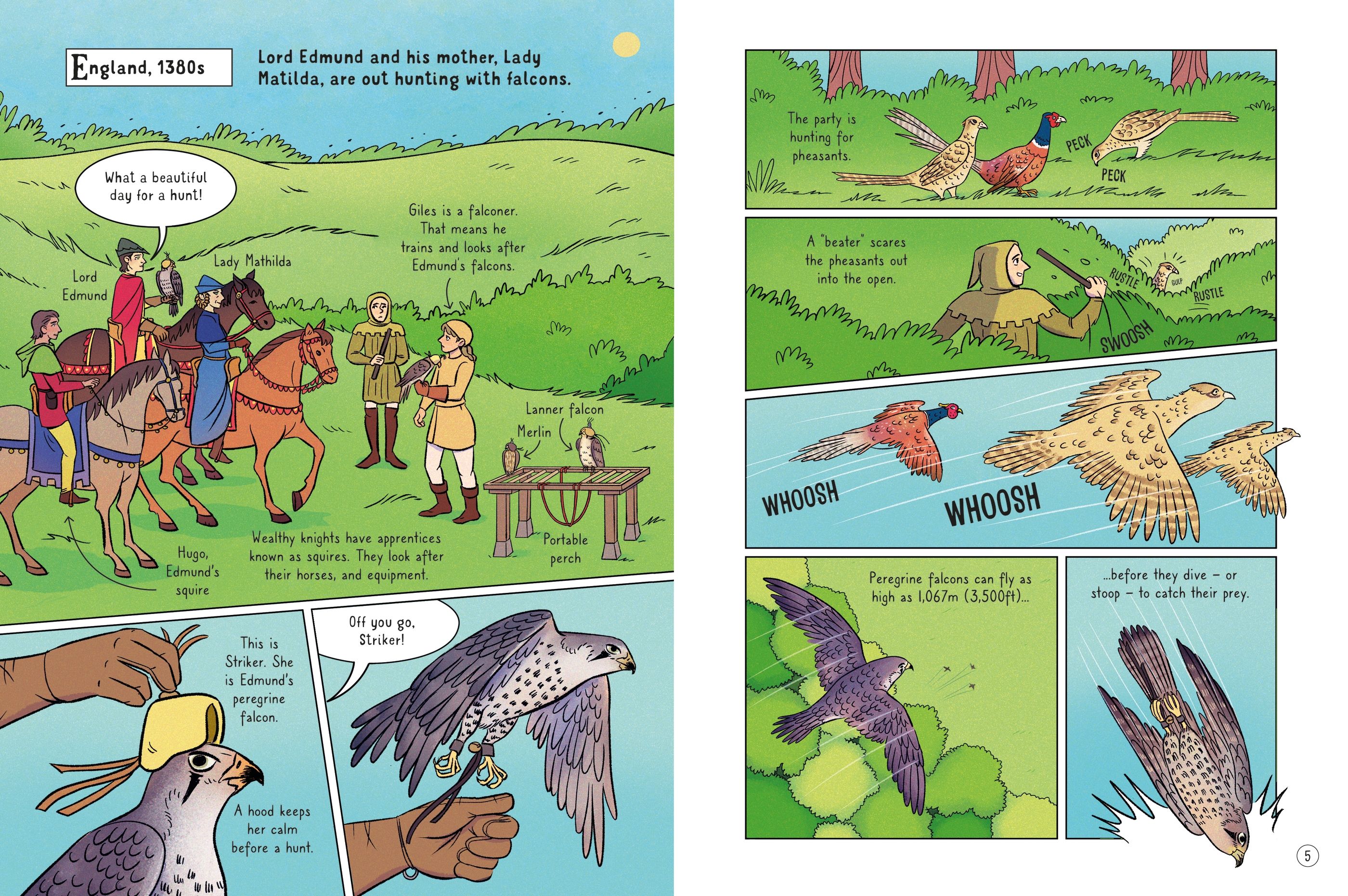 Carte enciclopedica - 24 Hours in a Castle, Usborne