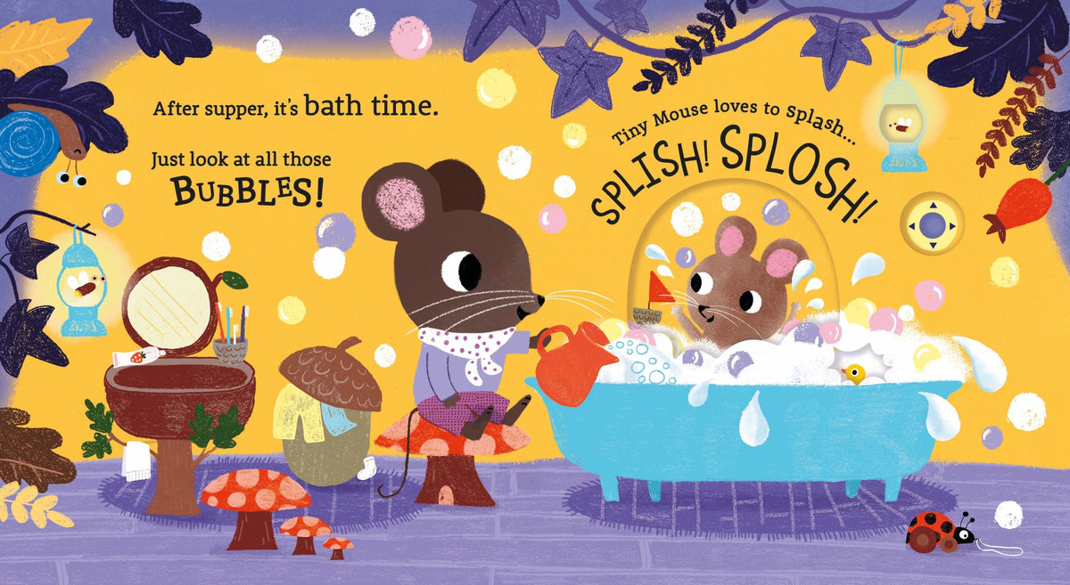 Carte ilustrată, Bedtime at mouse's house, Usborne + 6 luni