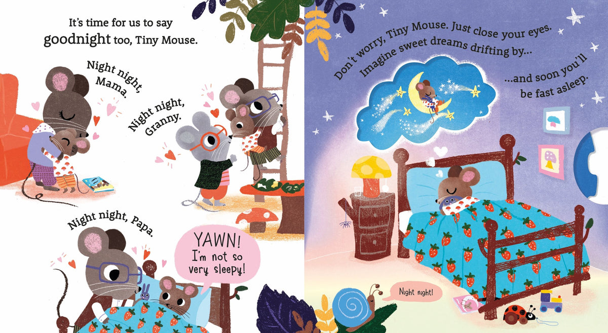 Carte ilustrată, Bedtime at mouse's house, Usborne + 6 luni