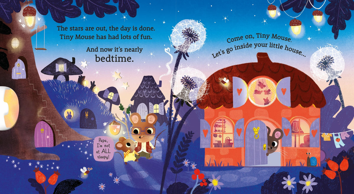 Carte ilustrată, Bedtime at mouse's house, Usborne + 6 luni