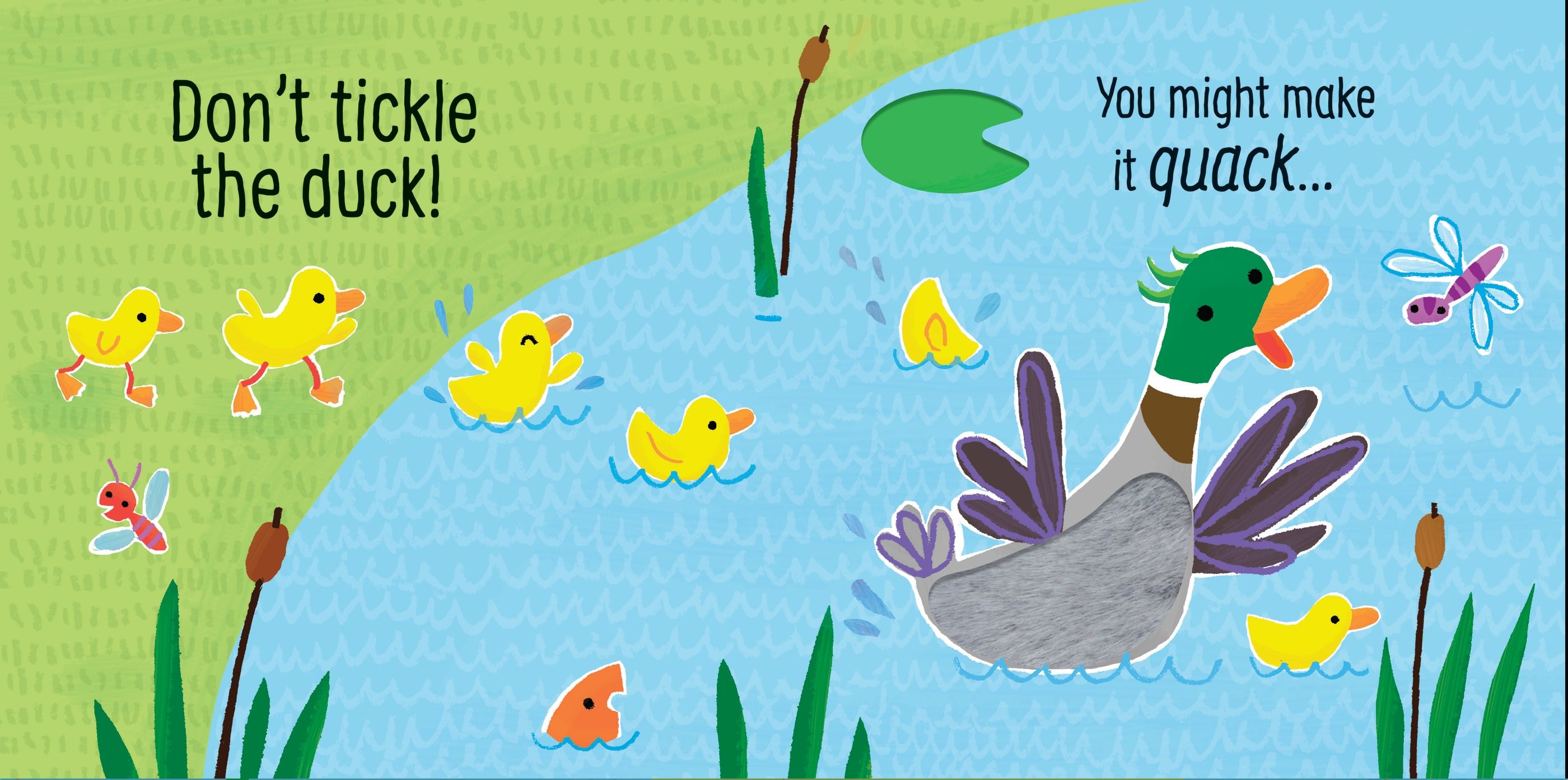Carte cu sunete - Don't Tickle the Duck!, Usborne