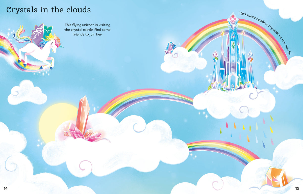 Big Sparkly Gems and Crystals Sticker Book - interior 4