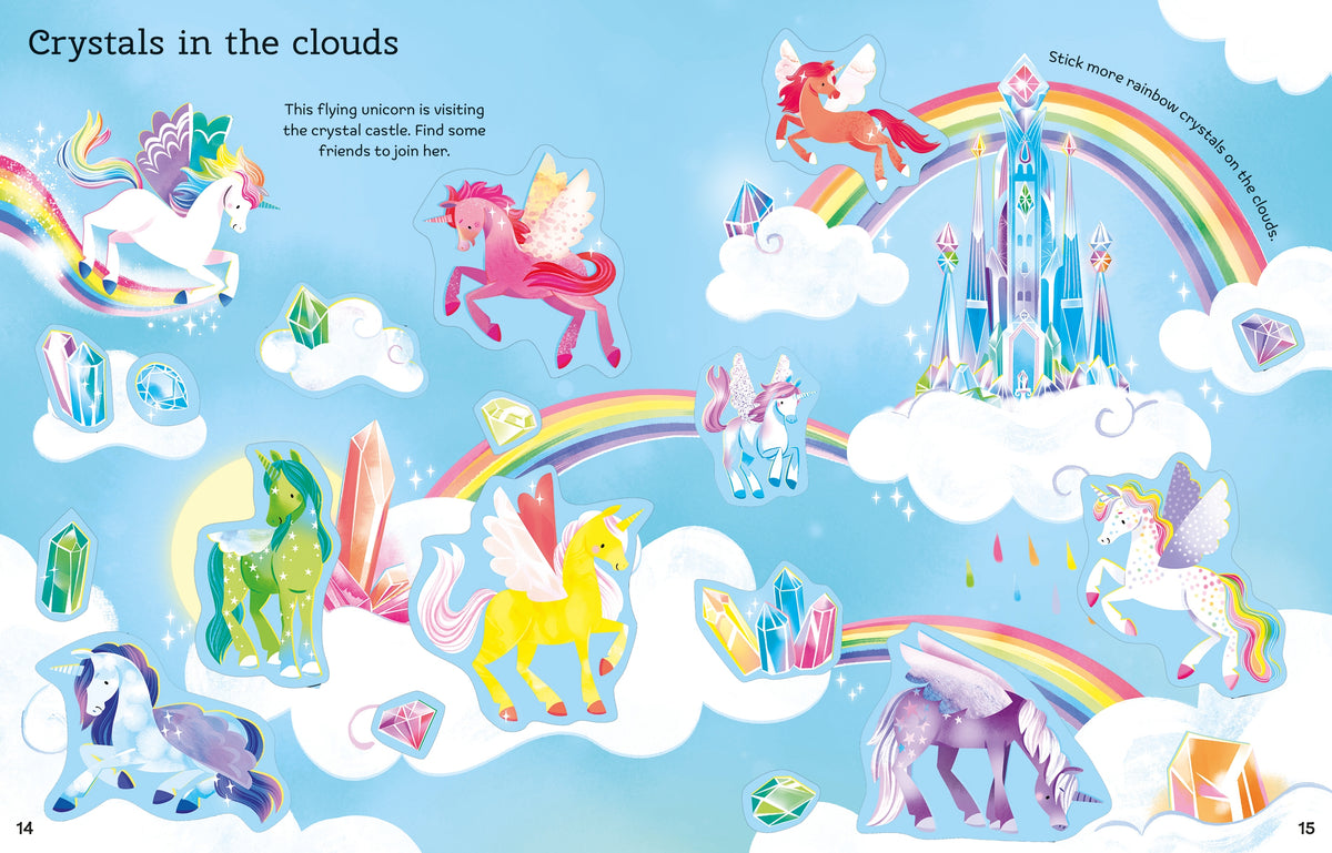 Big Sparkly Gems and Crystals Sticker Book - interior 5