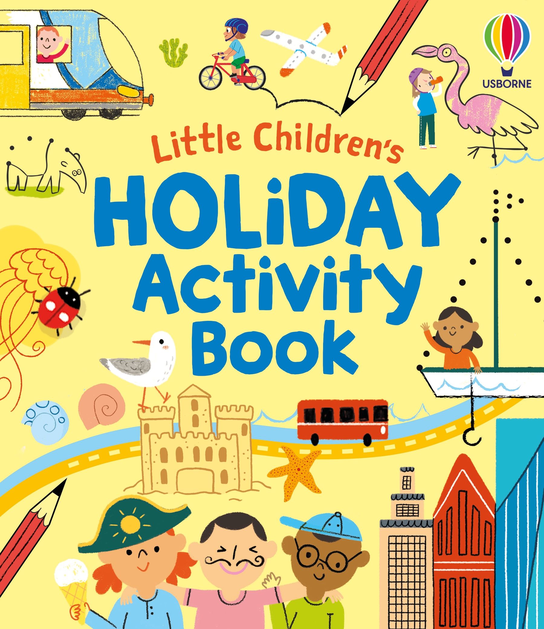 Carte cu activități, Little children's holiday activity book, Usborne + 1 an