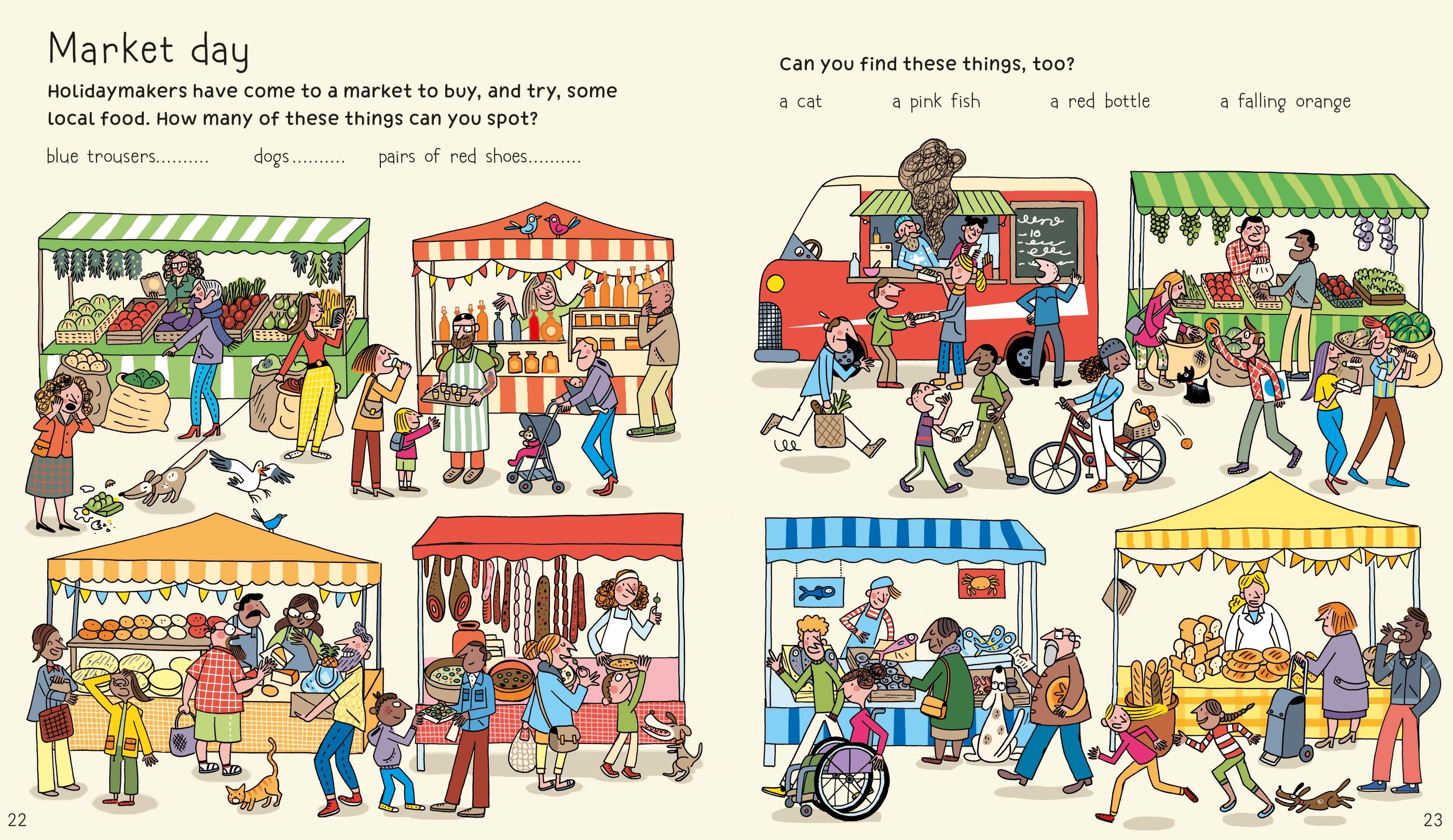 Carte cu activități, Little children's holiday activity book, Usborne + 1 an