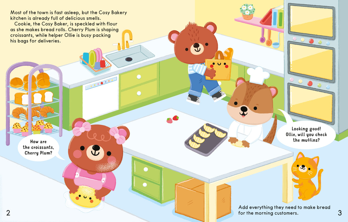 The Cosy Bakery Sticker Book - interior 1