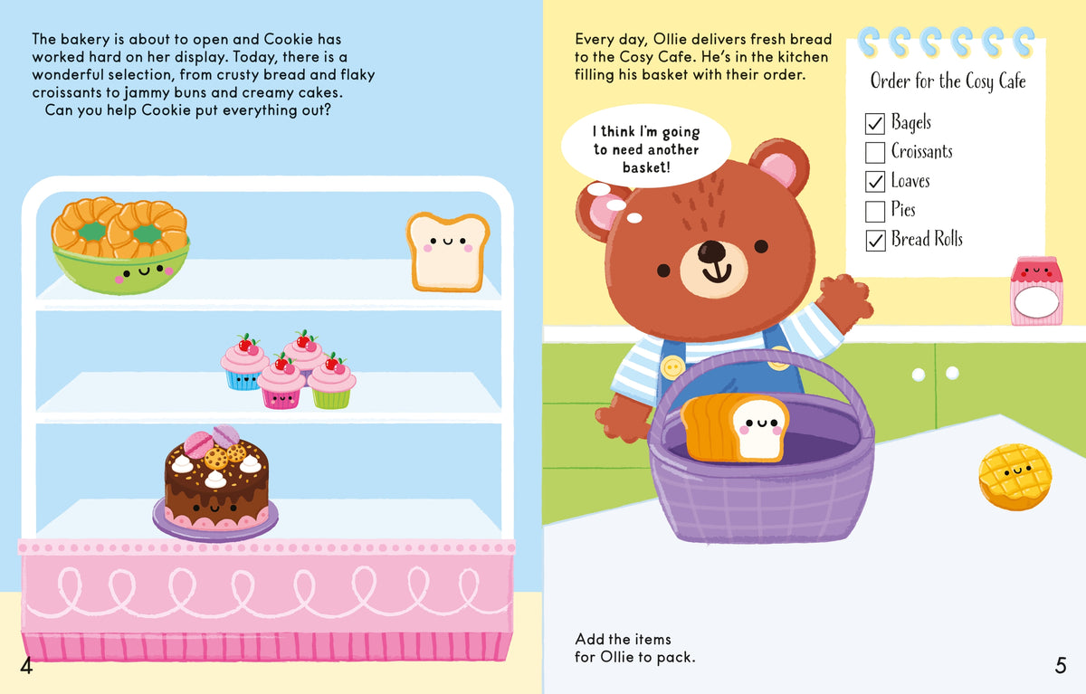 The Cosy Bakery Sticker Book - interior 3