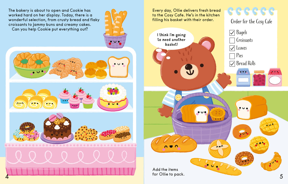 The Cosy Bakery Sticker Book - interior 4