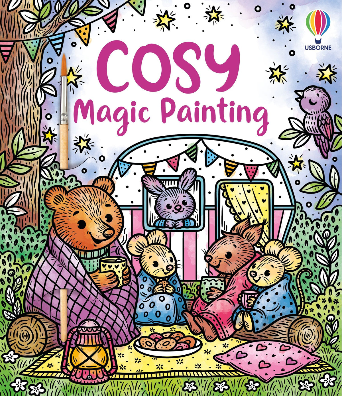 Carte de pictat magică, Cosy magic painting, Usborne + 1 an