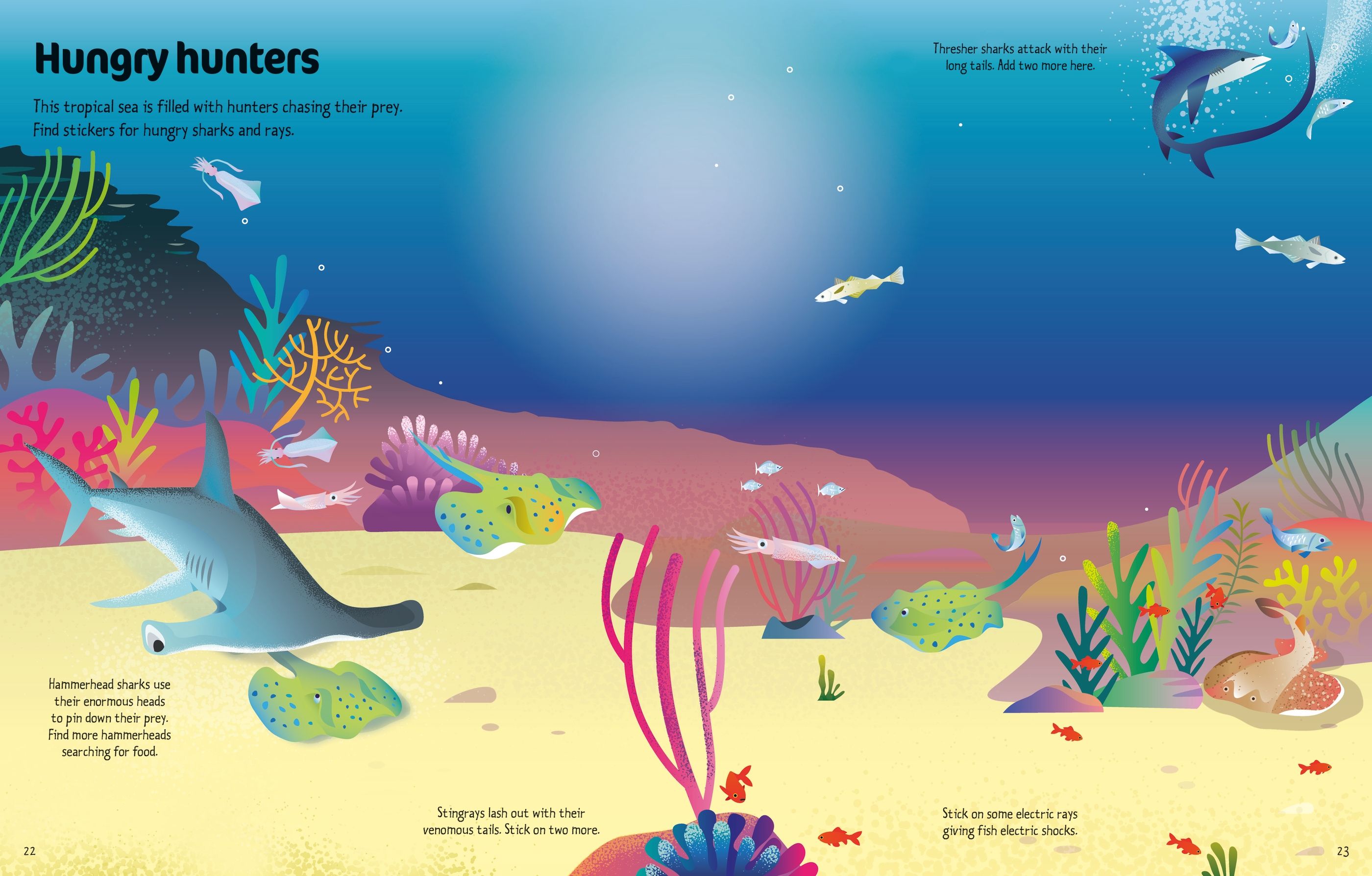 Carte cu stickere - First Sticker Book Mermaids, Usborne