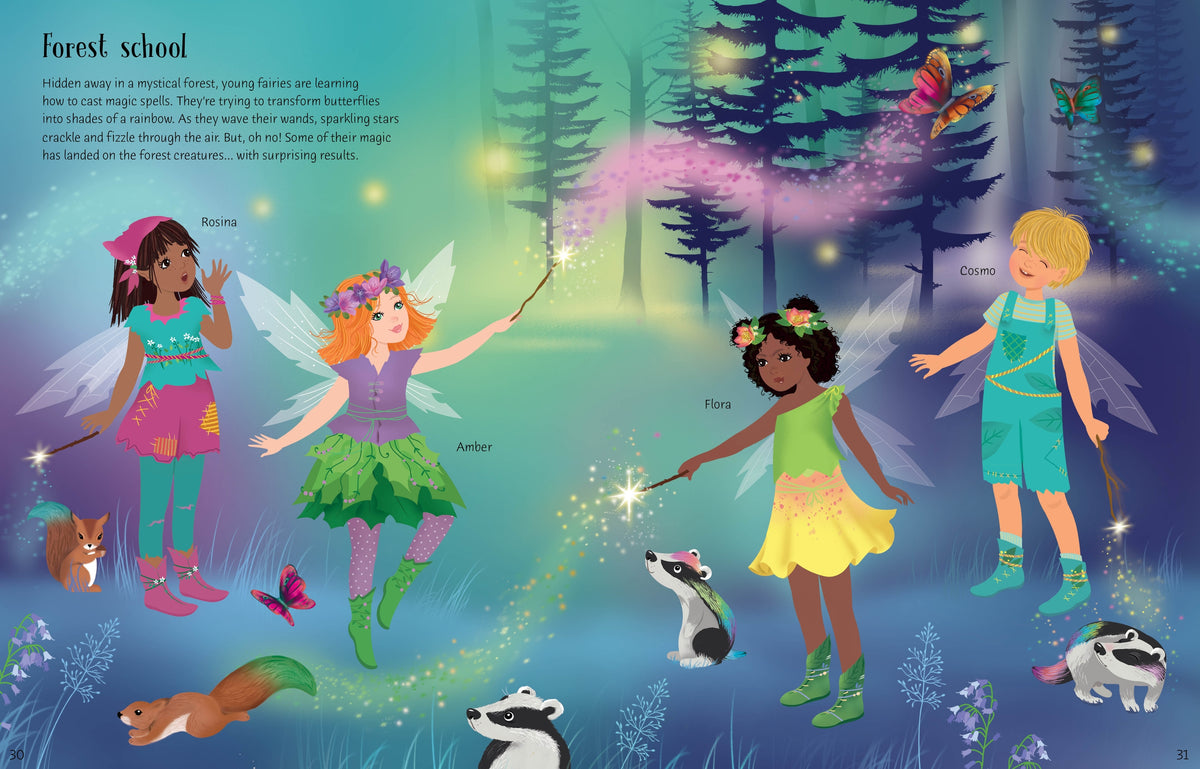 Sticker Dolly Dressing Rainbow Unicorns and Magical Kingdom - interior 4