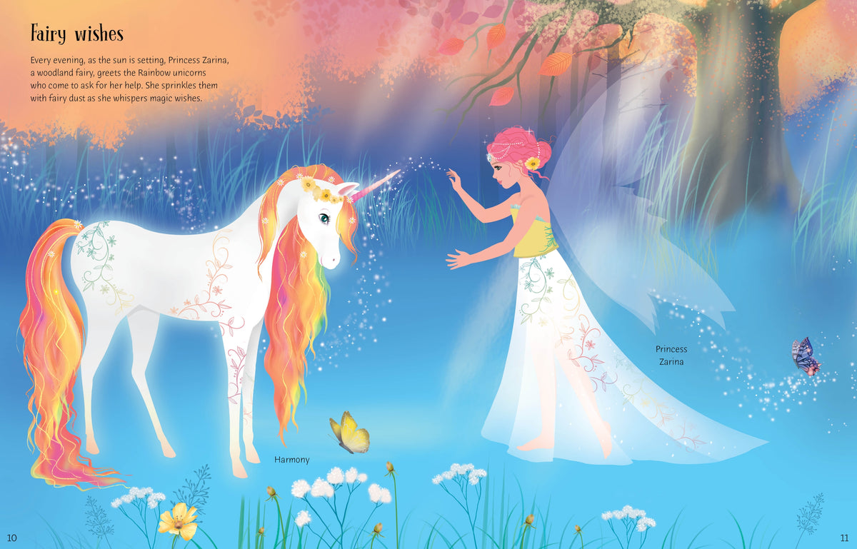 Sticker Dolly Dressing Rainbow Unicorns and Magical Kingdom - interior 5
