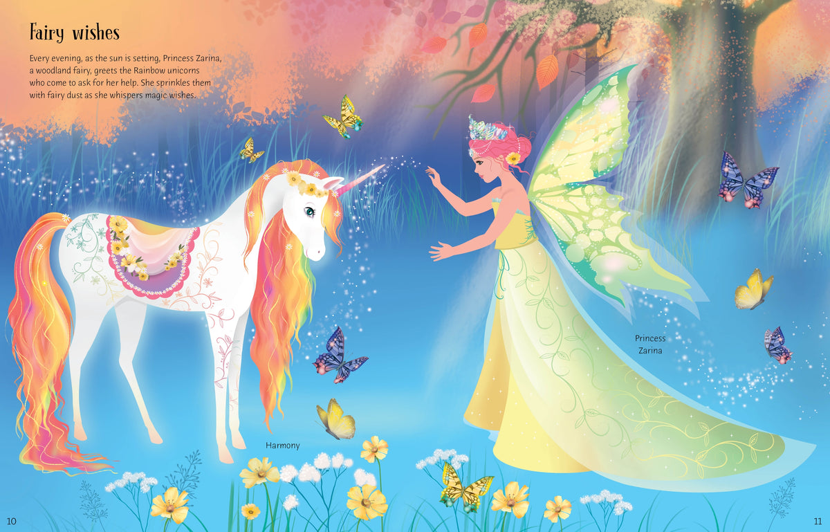 Sticker Dolly Dressing Rainbow Unicorns and Magical Kingdom - interior 6