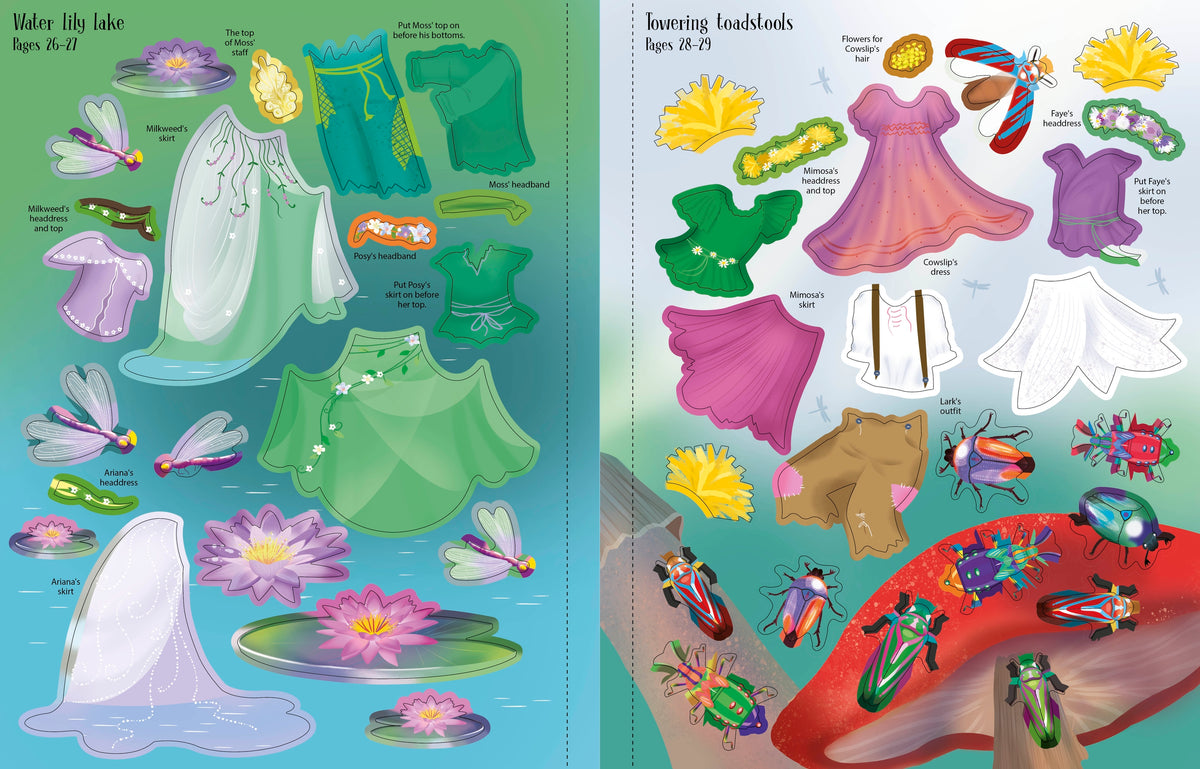 Sticker Dolly Dressing Rainbow Unicorns and Magical Kingdom - interior 9