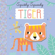 Carte pentru copii, NPP, Squishy Squeaky Tiger - Children's Silicone Board Book, 1+ ani
