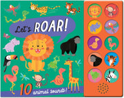 Carte pentru copii, NPP, Let's Roar - Children's 10 Button Sound Book, 3+ ani