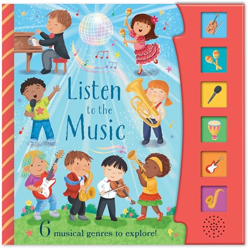 Carte pentru copii, North Parade, 6 BUTTON SOUND - LISTEN TO THE MUSIC, 3+ ani