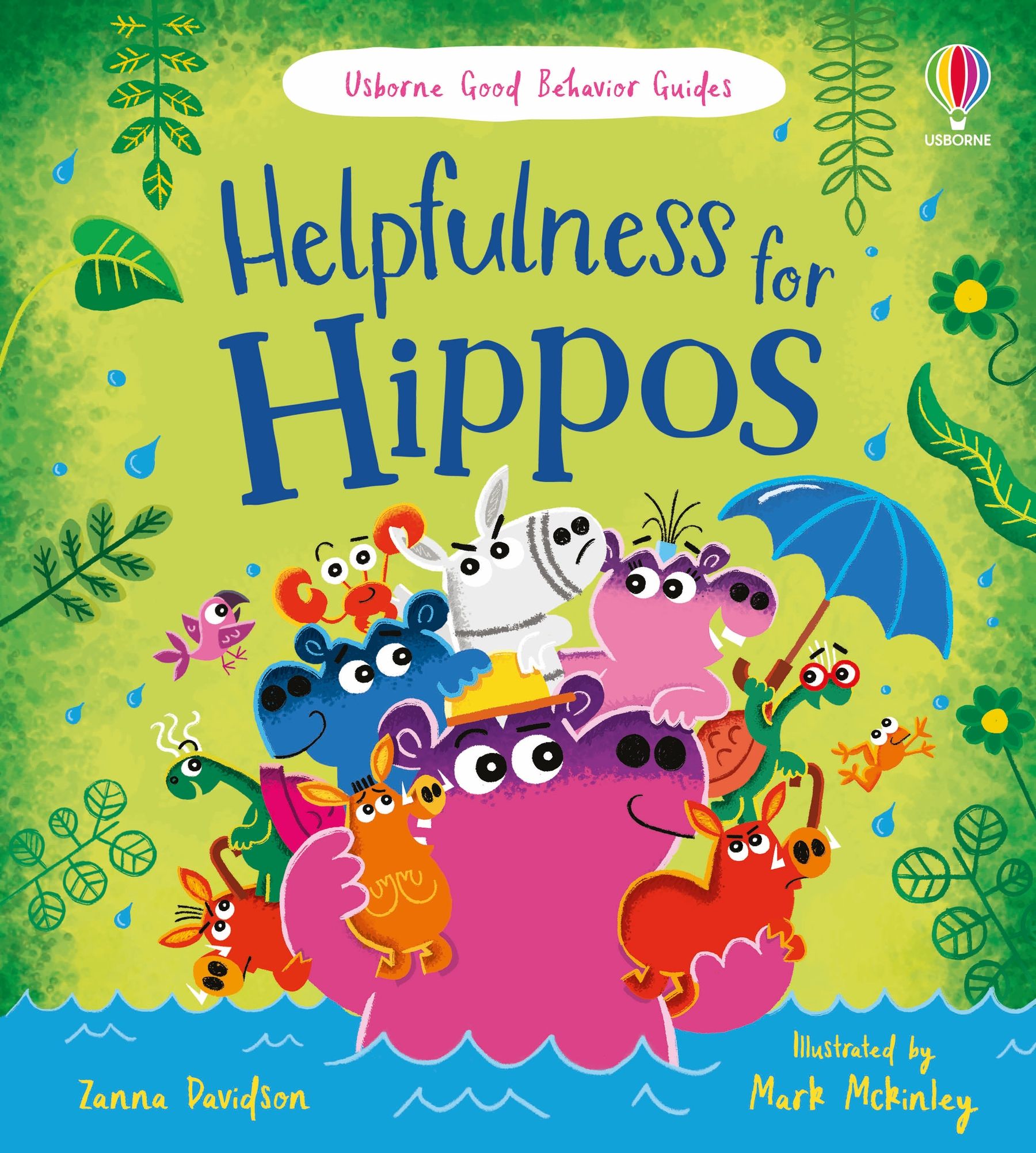Carte pentru copii, Usborne, Helpfulness for Hippos, 2+ ani
