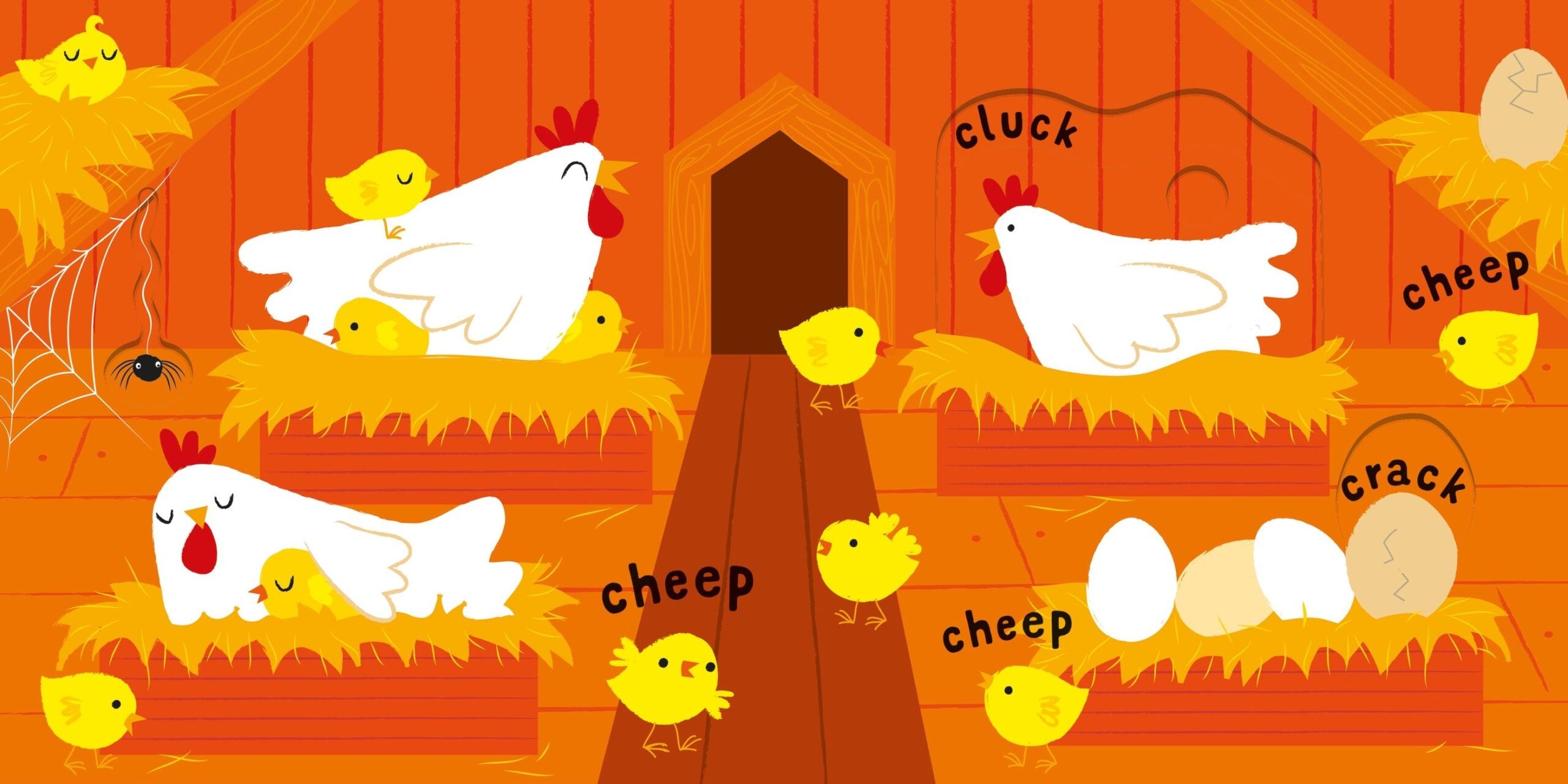 Carte pentru copii, Usborne, Slide and See Farm, 6+ luni