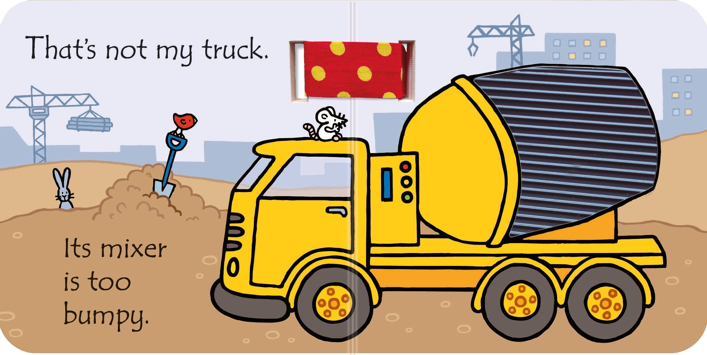 Carte pentru copii, Usborne, That's not my truck buggy book, 6+ luni
