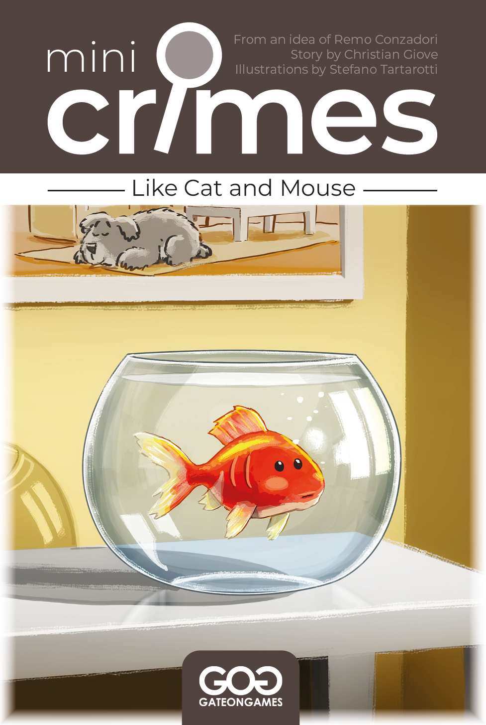 Joc de investigatii, GateOnGames, Mini Crimes S1, Like Cat and Mouse, 8+ ani