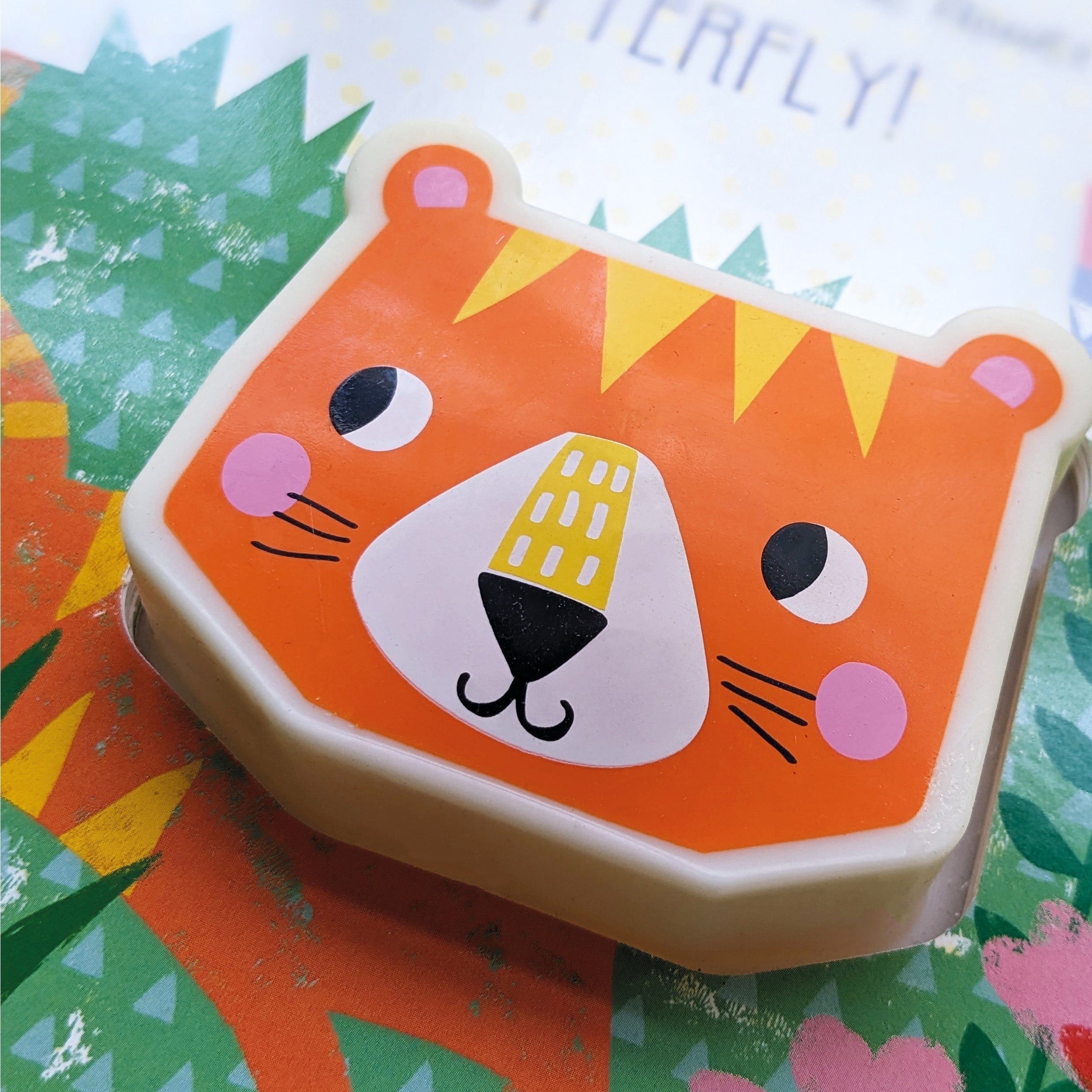 Carte pentru copii, NPP, Squishy Squeaky Tiger - Children's Silicone Board Book, 1+ ani