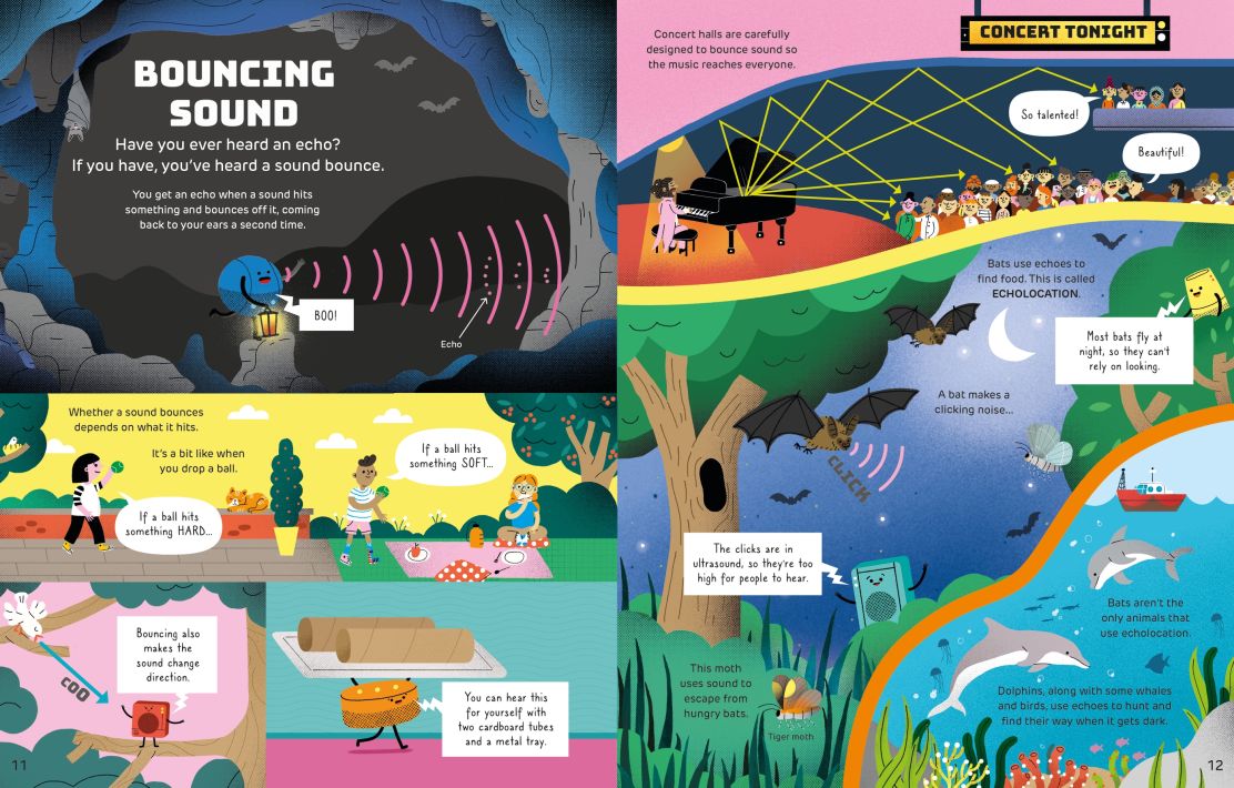 Carte pentru copii, Usborne, How It Works: Sound, 7+ ani