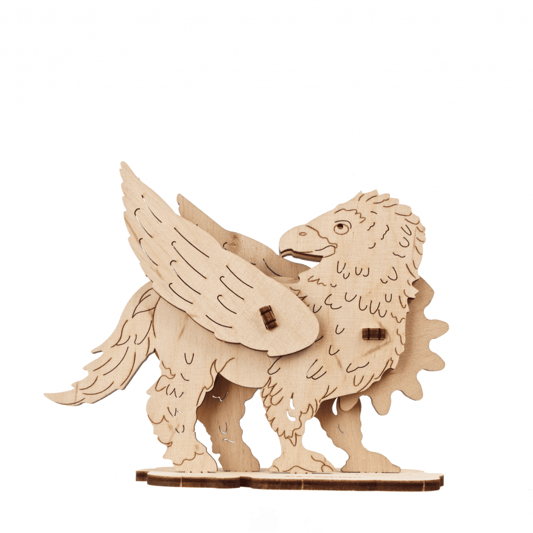 Model de colorat din lemn Buckbeak hippogriff